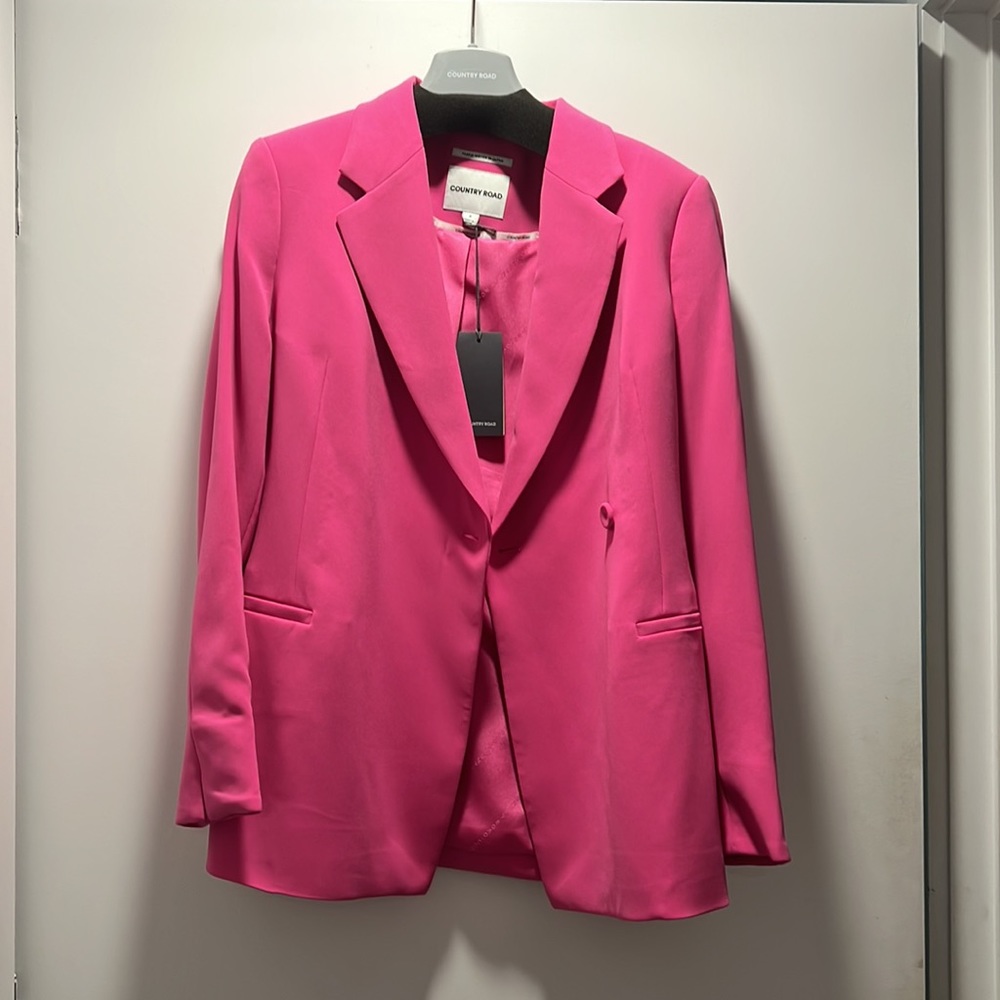Country Road Pink Longline Blazer NWT - Picture 9 of 13